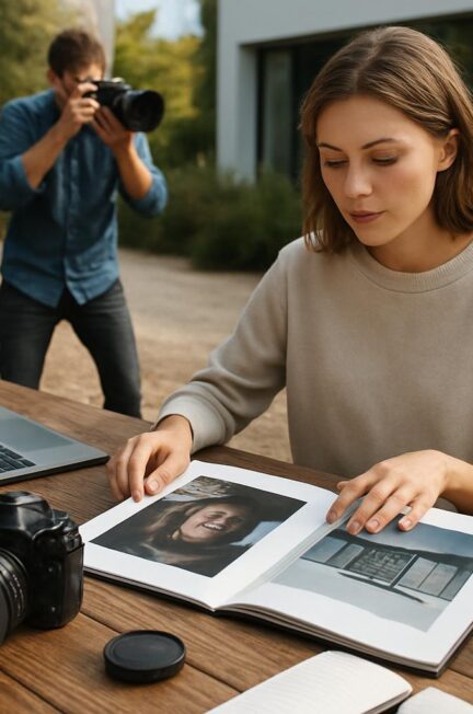 Zdjęcia produkcji do folderów reklamowych — poradnik
